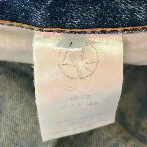 TABLE Jeans Two Tone Flare Bottom Size 1 - Picture 9 of 10